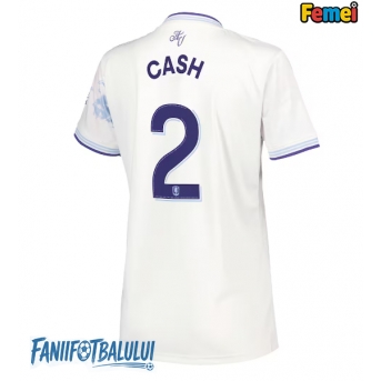 Aston Villa Matty Cash #2 Tricou Fotbal Replică 2025-26 Femei Treilea